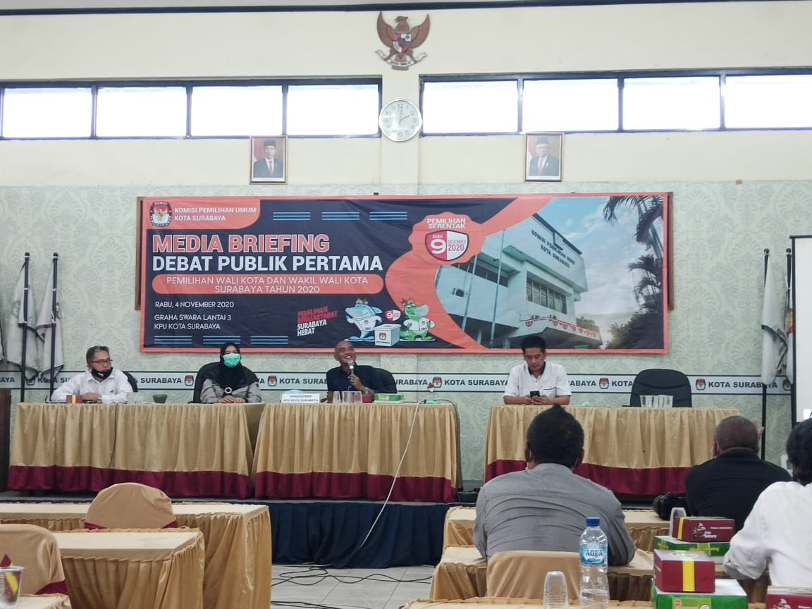 KPU Batasi Awak Media Pada Debat Publik Pilwali Surabaya