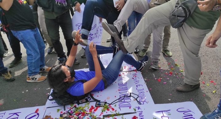 Jurnalis Mojokerto Gelar Aksi Tolak Kekerasan Wartawan