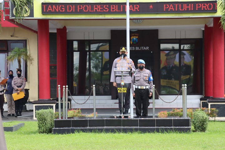 Polres Blitar Gelar Turunkan Ratusan Personil Baik Polri dan TNI