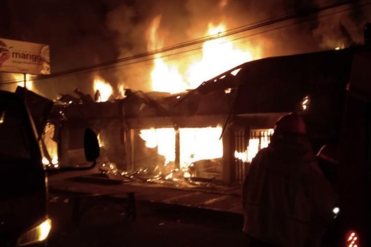 Puluhan Kios di Pasar Bululawang Terbakar, Kerugian Capai Miliaran Rupiah