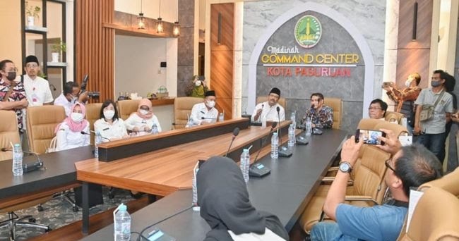 Pemkot Pasuruan Launching Madinah Command Center dan Internet untuk Masyarakat