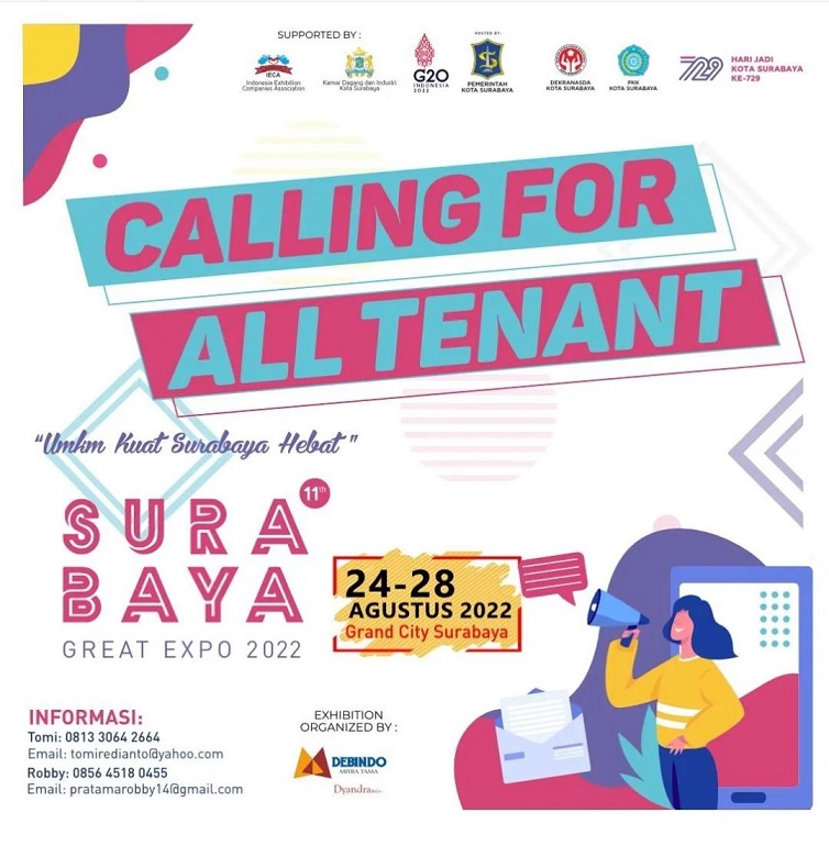 Digelar Lima Hari, Surabaya Great Expo 2022 Siap Pamerkan Ribuan Produk UMKM