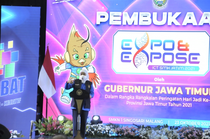 Expo & Expose ICT SMK Jawa Timur 2021 Dibuka