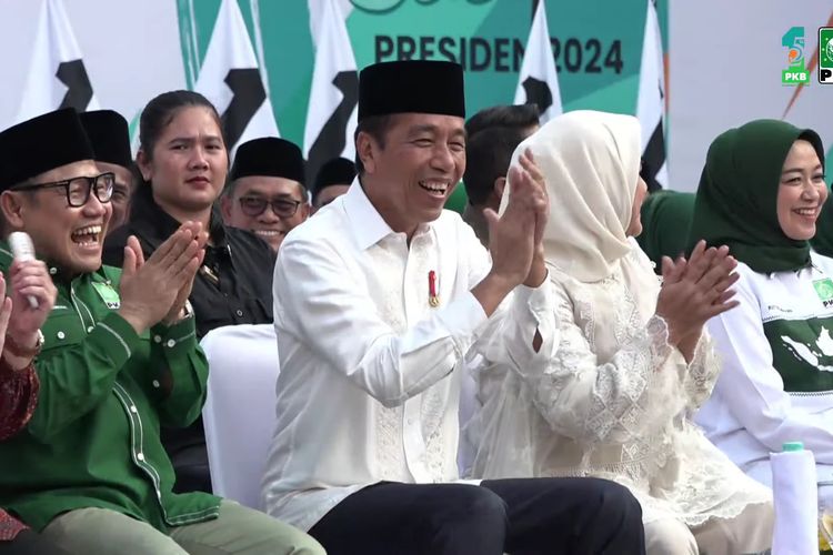 Jokowi Tertawain Cak Imin, Soal Jatah Menhan