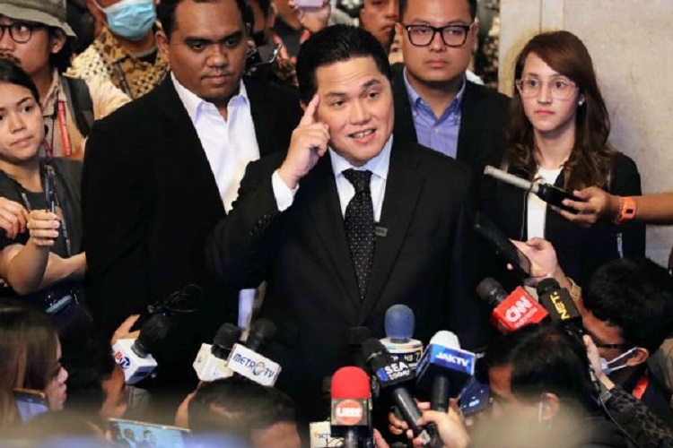 Ketua Dewan Pimpinan Pusat PDIP Katakan Bahwa Erick Thohir Menjadi Salah Satu Kandidat Kuat Dampingi Ganjar