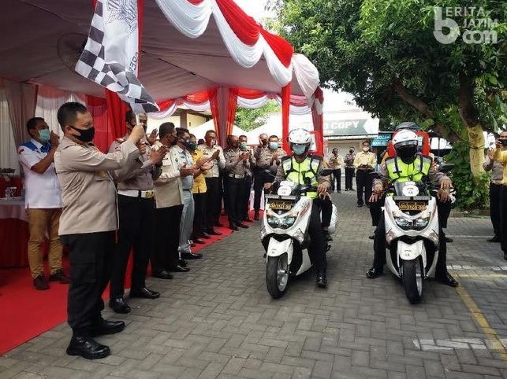 Cegah Kerumunan, Polres Gresik Launching Aplikasi Samsat Rame