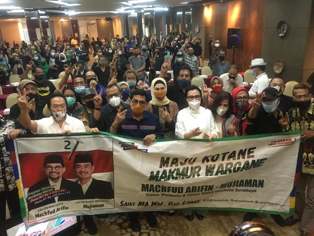 Machfud Arifin Akan Wujudkan Harapan Seniman Surabaya
