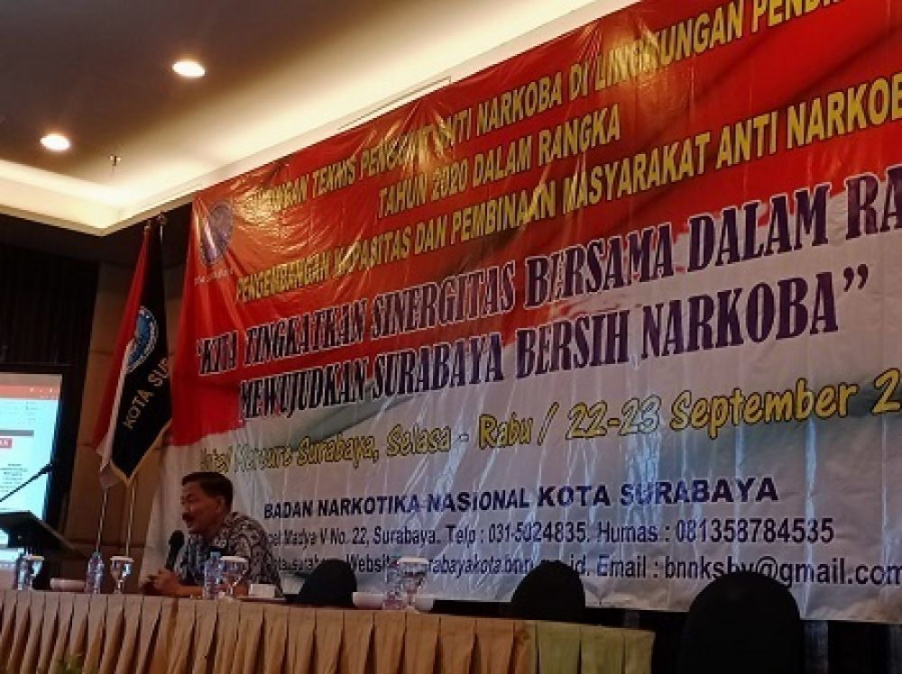 BNNK Surabaya Lakukan Bimbingan Anti Narkoba Kepada Guru BK