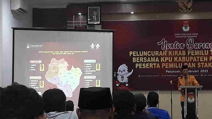 KPU Kabupaten Pasuruan: Peluncuran Kirab Pemilu 2024
