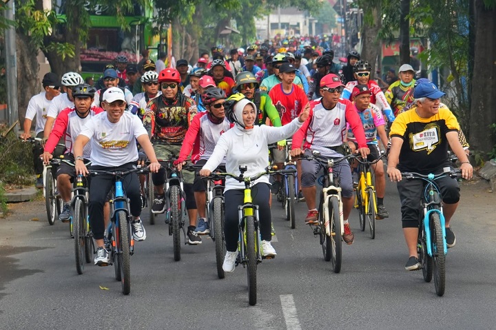 Mojopahit Tourism Fun Bike, Meriahkan HUT Ke-105 Kota Mojokerto