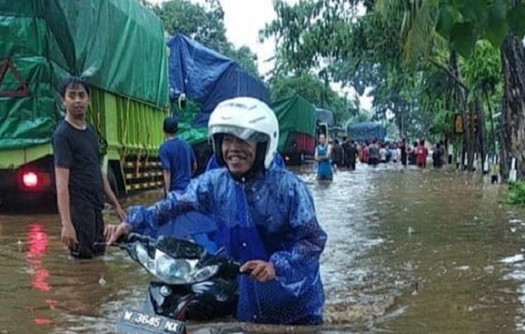 Banjir di Banyuwangi Rendam Akses Jalan Hingga Persawahan