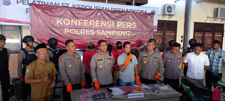 Polres Sampang Bekuk 9 Pelaku Kriminal