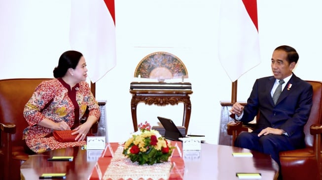 Puan Temui Jokowi di Istana Negara, Tapi tak Bahas PDIP