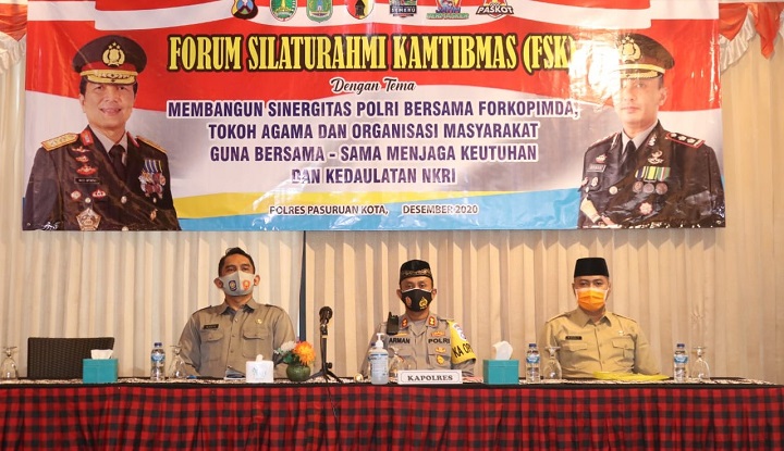 Polresta Pasuruan Gelar Forum Silaturahmi Kamtibmas