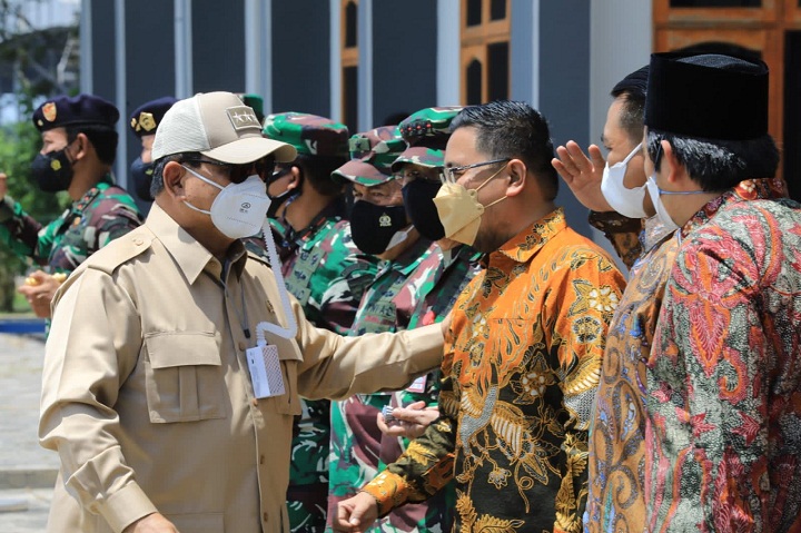 Prabowo : Kader Gerindra Jatim Harus Bantu Masyarakat Terdampak Covid