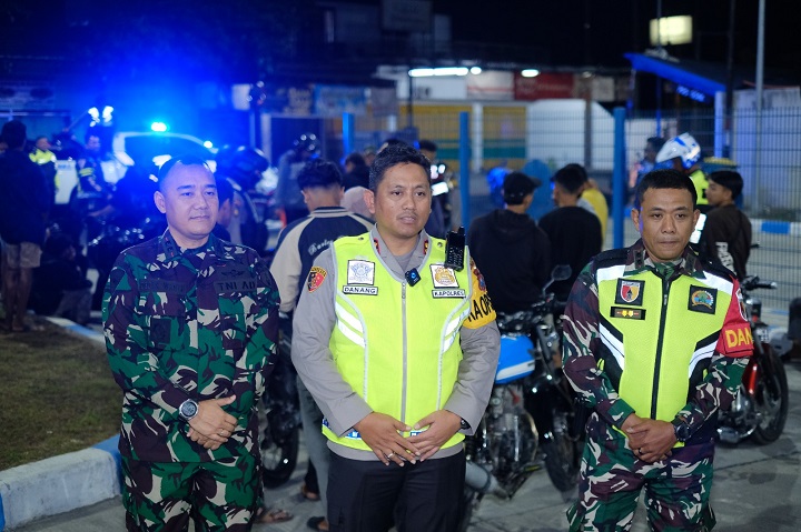 Tiga Komandan Pimpin Patroli Skala Besar Kamtibmas di Wilayah se Blitar Raya