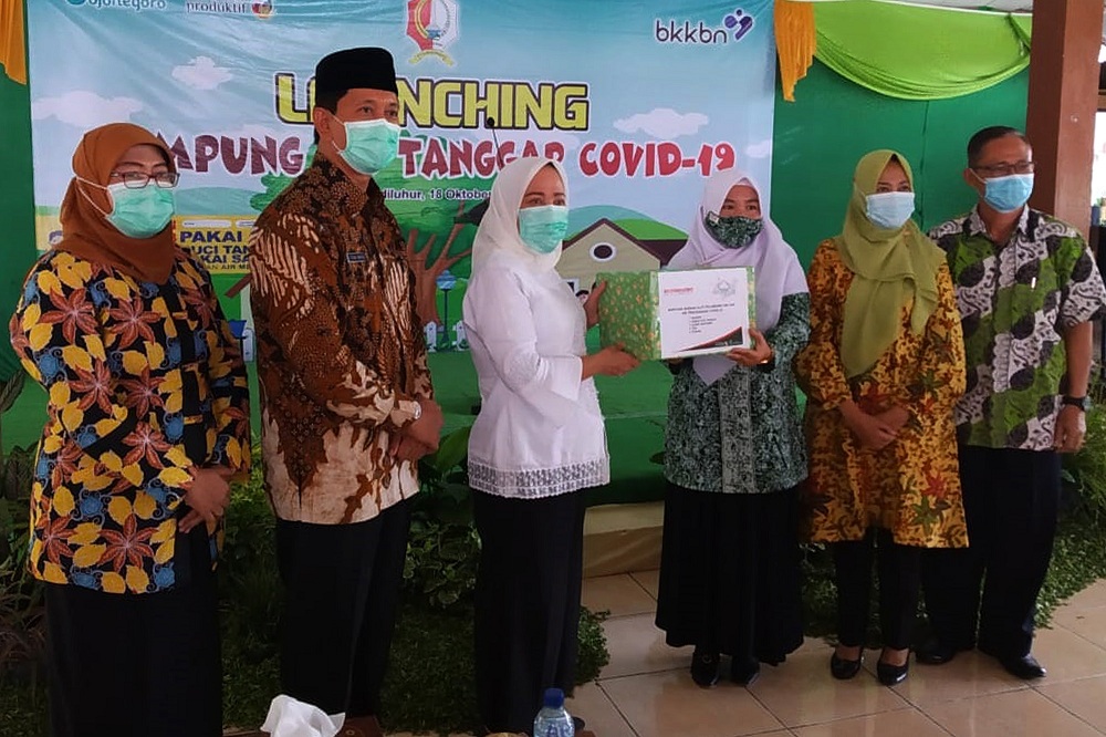 Bojonegoro Launching Kampung KB Tanggap Covid-19