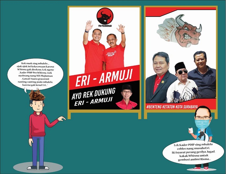 90 Persen Kader Militan PDIP di Surabaya Utara Pilih MaJu