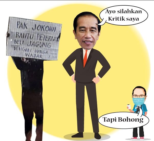 Sindiran Warga Blitar ke Jokowi, Ditangkap, Keterlaluan