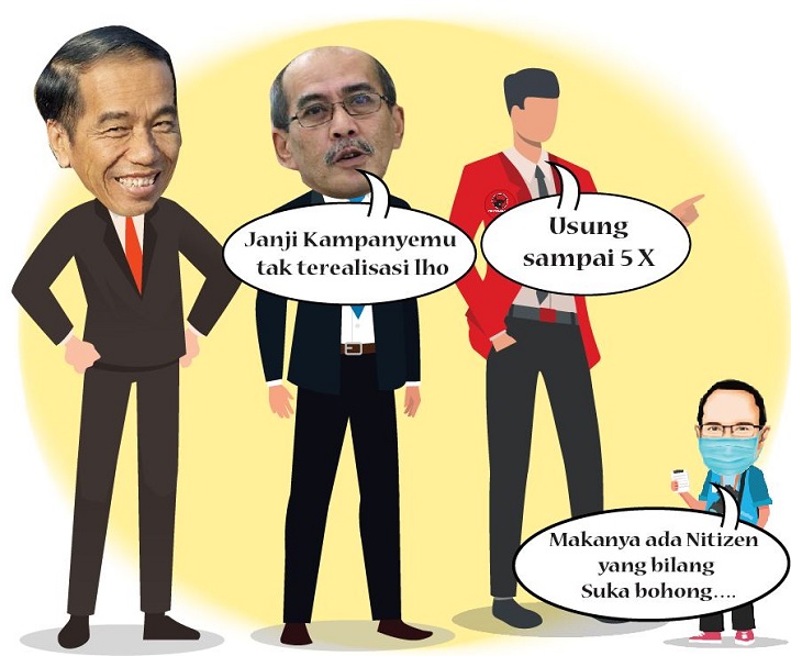 Jokowi Malah Diusulkan Jabat 5 Periode