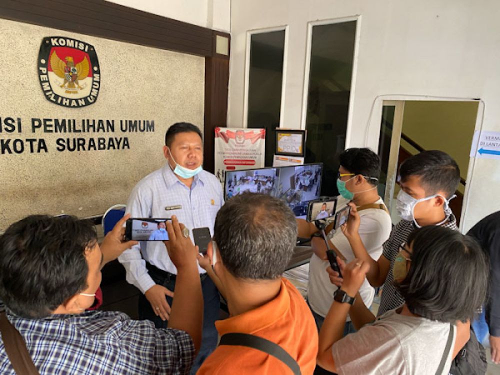 Datangi KPU, Komisi A Pastikan Pilkada Surabaya Patuhi Protokol Covid-19