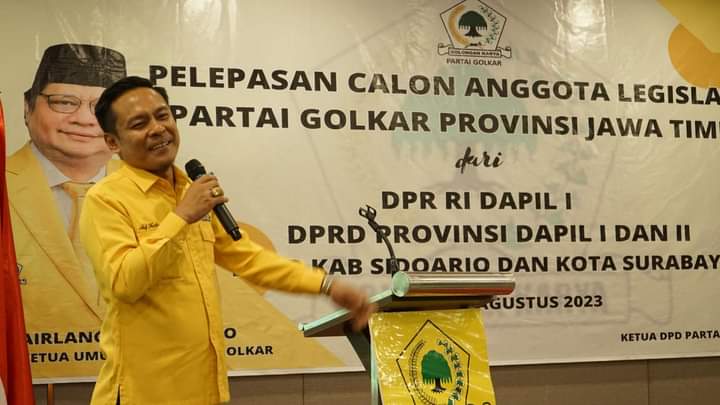Ketua DPD Golkar Surabaya Sesalkan Penertiban Banner Caleg di Surabaya Tebang Pilih