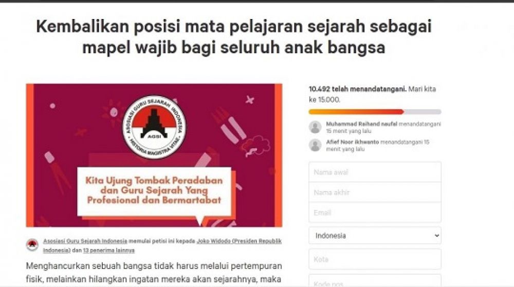Guru Surabaya, Kaget Matpel Sejarah Ditiadakan