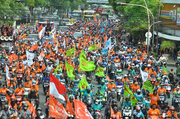 Buruh Jatim Soroti THR, Buruh Jakarta "Ditinggal" Capres