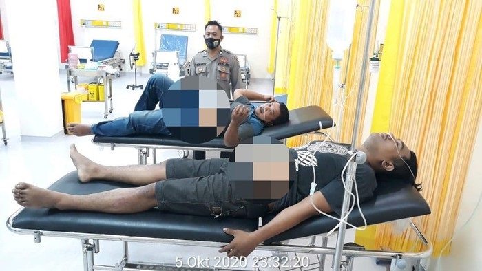 Baku Tembak dengan Begal, 2 Polisi Tertembak, Satu Pelaku Tewas