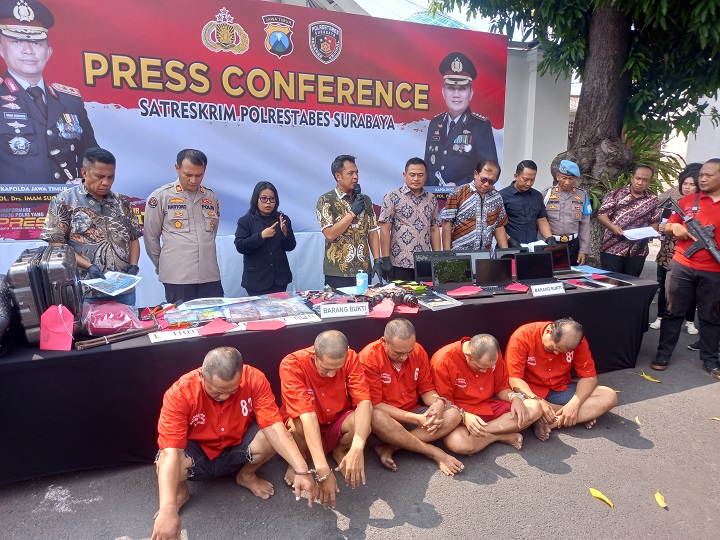 Komplotan Pembobol Rumah Elite di Surabaya Ditangkap, 1 Buron