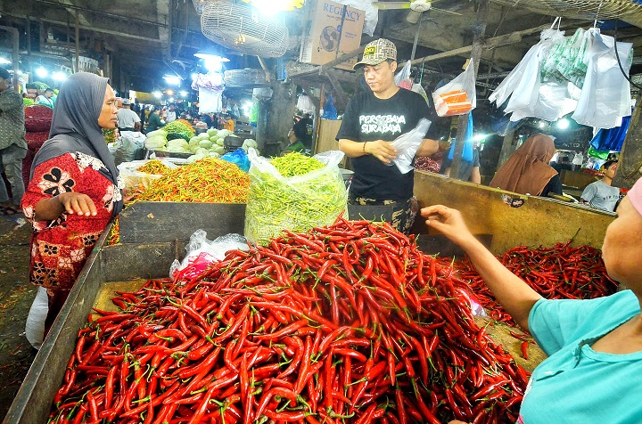 Mayoritas Bakul Sayur di Surabaya, Siasati Trik Tingginya Harga Cabai