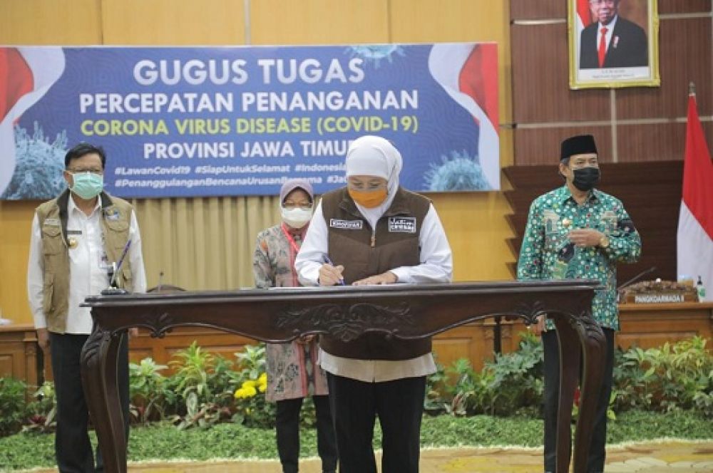 Surabaya Raya Tandatangani Komitmen Bersama Menuju New Normal