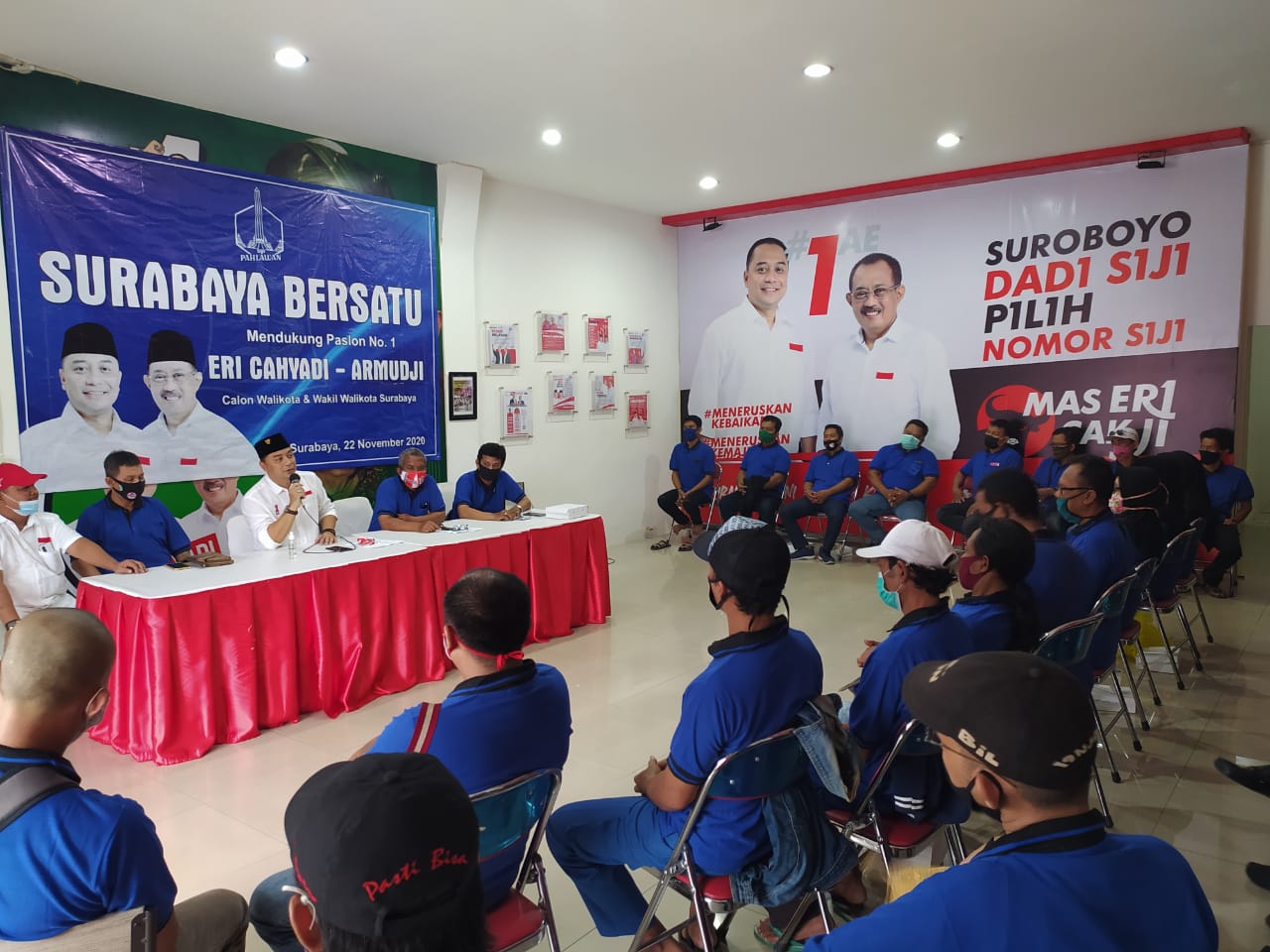 Pengurus dan Kader NasDem Surabaya Berbondong-Bondong Dukung Eri - Armuji