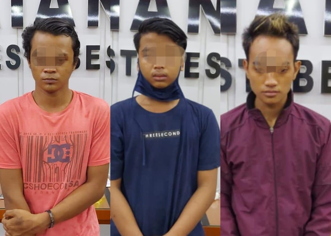 Tiga Pencuri Sepeda Angin Surabaya Dibekuk Polisi