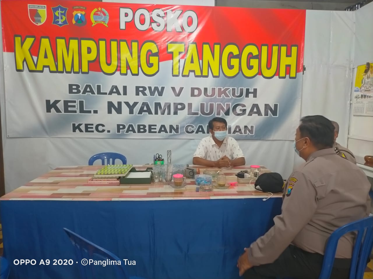 Polres Tanjung Perak Apresiasi Posko Kampung Tangguh Dukuh