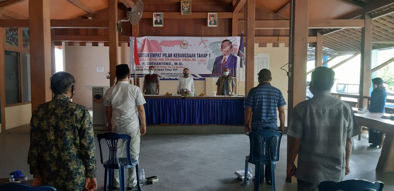DPR RI H. Soehartono Sosialisasi 4 Pilar dan Gelar Doa Bersama
