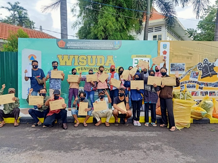 72 Pasien Covid-19 di RSLI Surabaya Sembuh, 170 Orang Antri Masuk