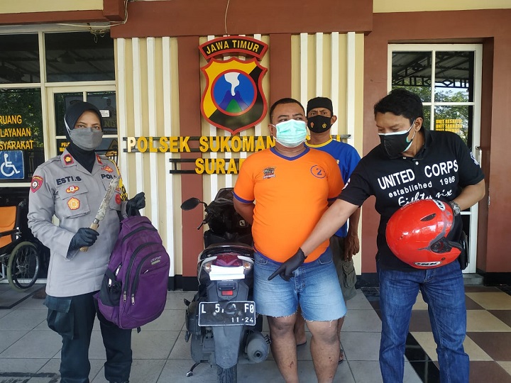 Jambret Kalung, Pedagang Ayam Ditangkap Polisi