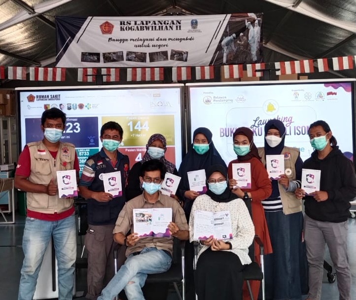 Relawan Covid-19 RSLI Surabaya Keluarkan Buku Saku Panduan Isoman Bagi Masyarakat