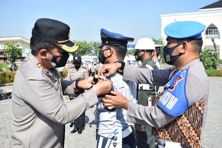 Cegah Covid-19, Polisi Sidoarjo Gelar Operasi Patuh Semeru Pelanggar Prokes