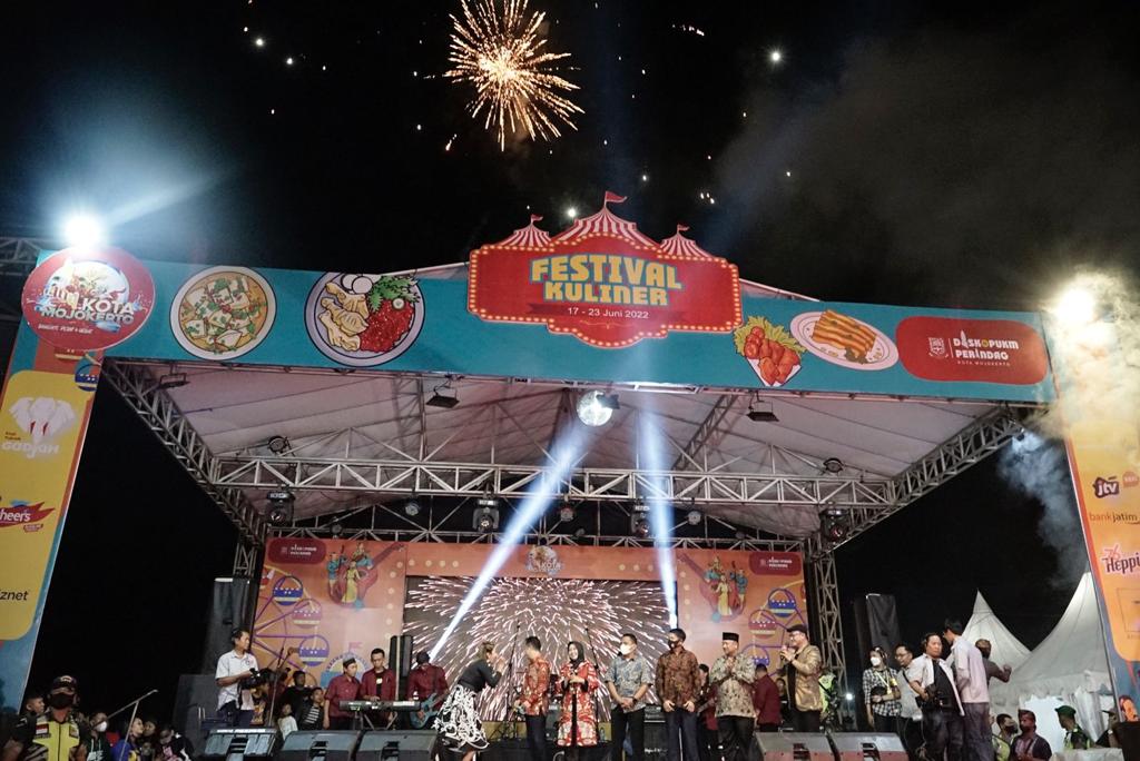 Wow Dahsyat, Pembukaan Festival Kuliner Kota Mojokerto Sedot Ribuan Pengunjung