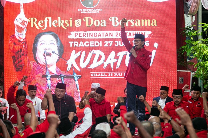 Jangan Lupakan Sejarah! Kader-Kader PDIP Surabaya Peringati Tragedi 27 Juli 1996