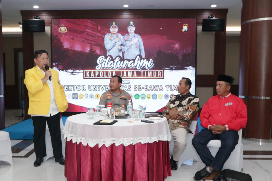 Kapolda Jatim Gelar Silaturahmi dan Diskusi Bersama Rektor se-Jatim
