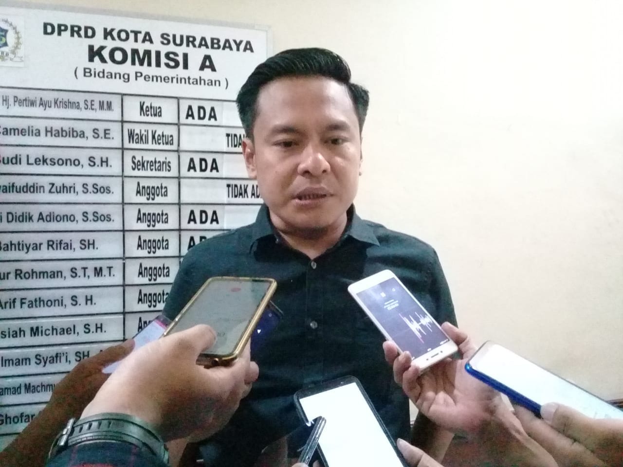 Ketua Komisi A Apresiasi Warga Kota Surabaya Jaga Ketertiban Rayakan Malam Tahun Baru 2024