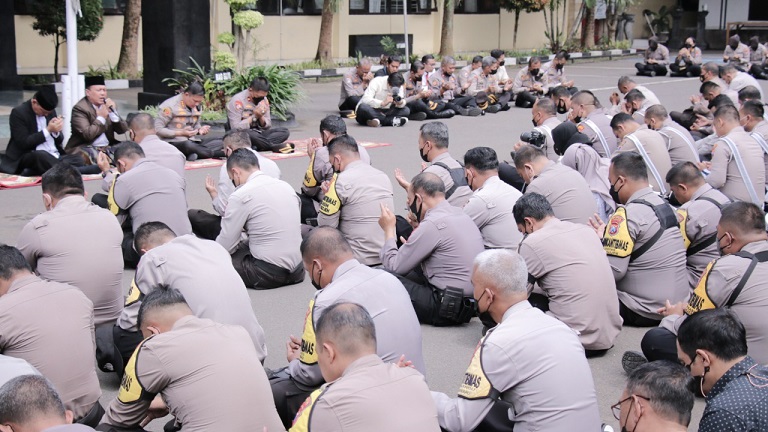 40 Hari Tragedi Kanjuruhan, Polresta Malang Gelar Doa Bersama
