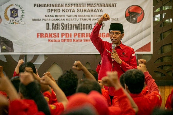 Tiga Pilar PDIP Surabaya Perkuat Gotong Royong
