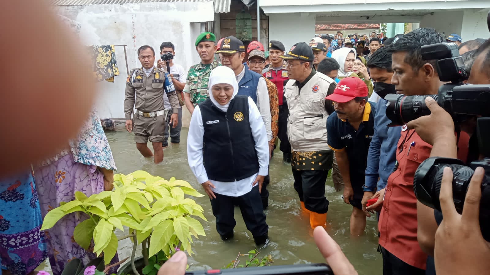 Tangani Banjir di Lamongan, Pemprov dan Pemkab Siap Patungan