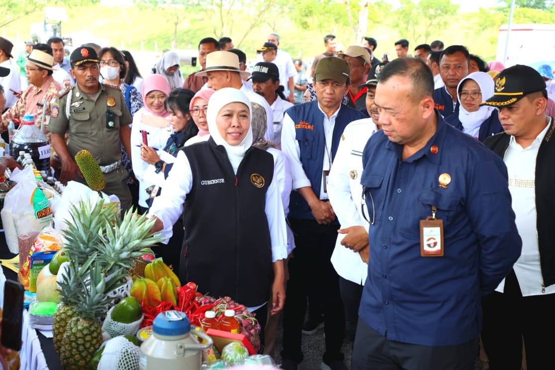 Untuk Wujudkan Jatim Lumbung Pangan Nasional, Gubernur Jatim Tinjau Inovasi Pertanian di Ngawi