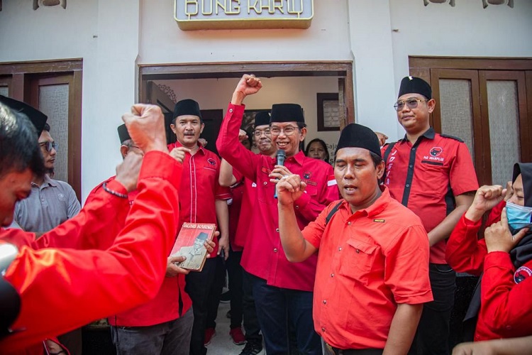 Kader Banteng Kota Yogyakarta Serap Api Perjuangan Bung Karno di Kampung Pandean dan Peneleh