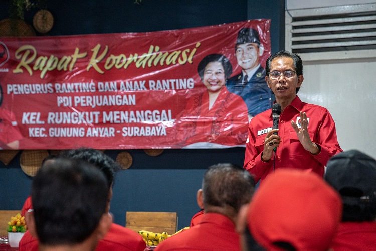 Siapkan Ribuan Saksi TPS, Banteng Surabaya Amankan Suara Ganjar Pranowo dan PDIP